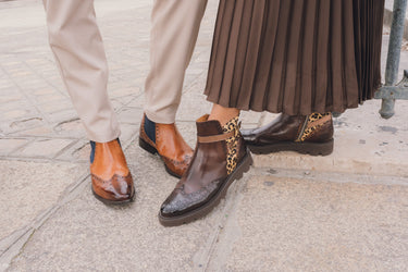 Botki w stylu brogsy - Melvin & Hamilton